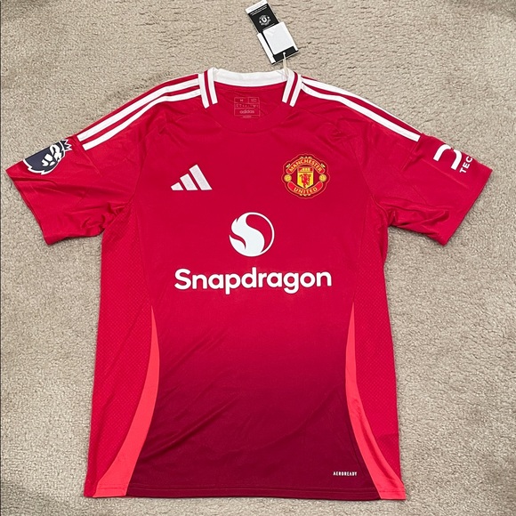 Adidas Mainoo Manchester United Home Jersey 24/25 men size M NWT